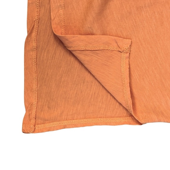 Anthropology Pilcro Smocked Muscle Tee. Orange Size XS #1713 - Picture 8 of 11